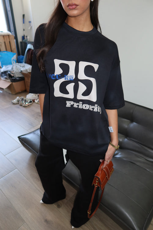 CC 25 AMOURE TEE – WASHED BLACK