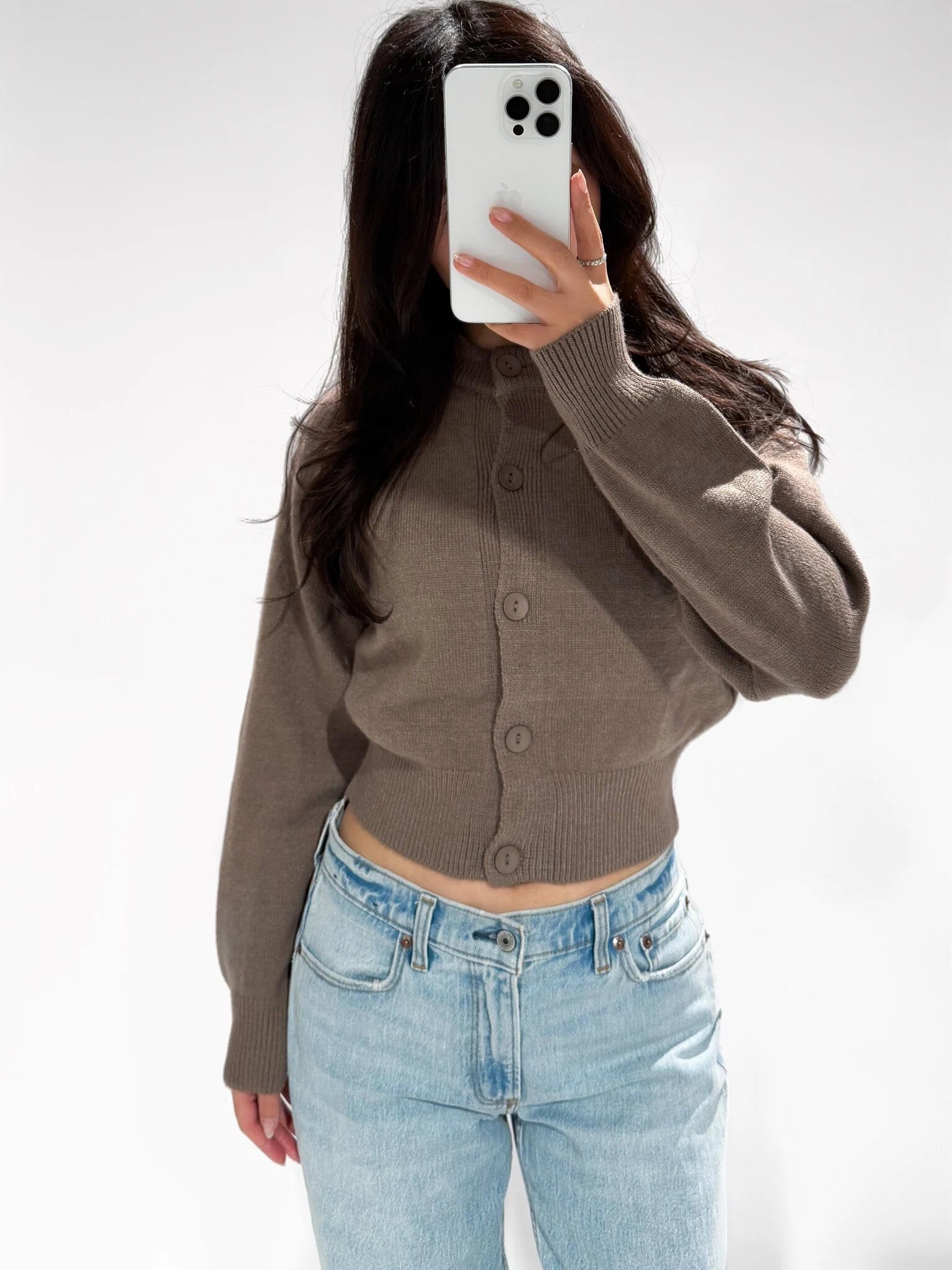 Jayda Cardigan Brown