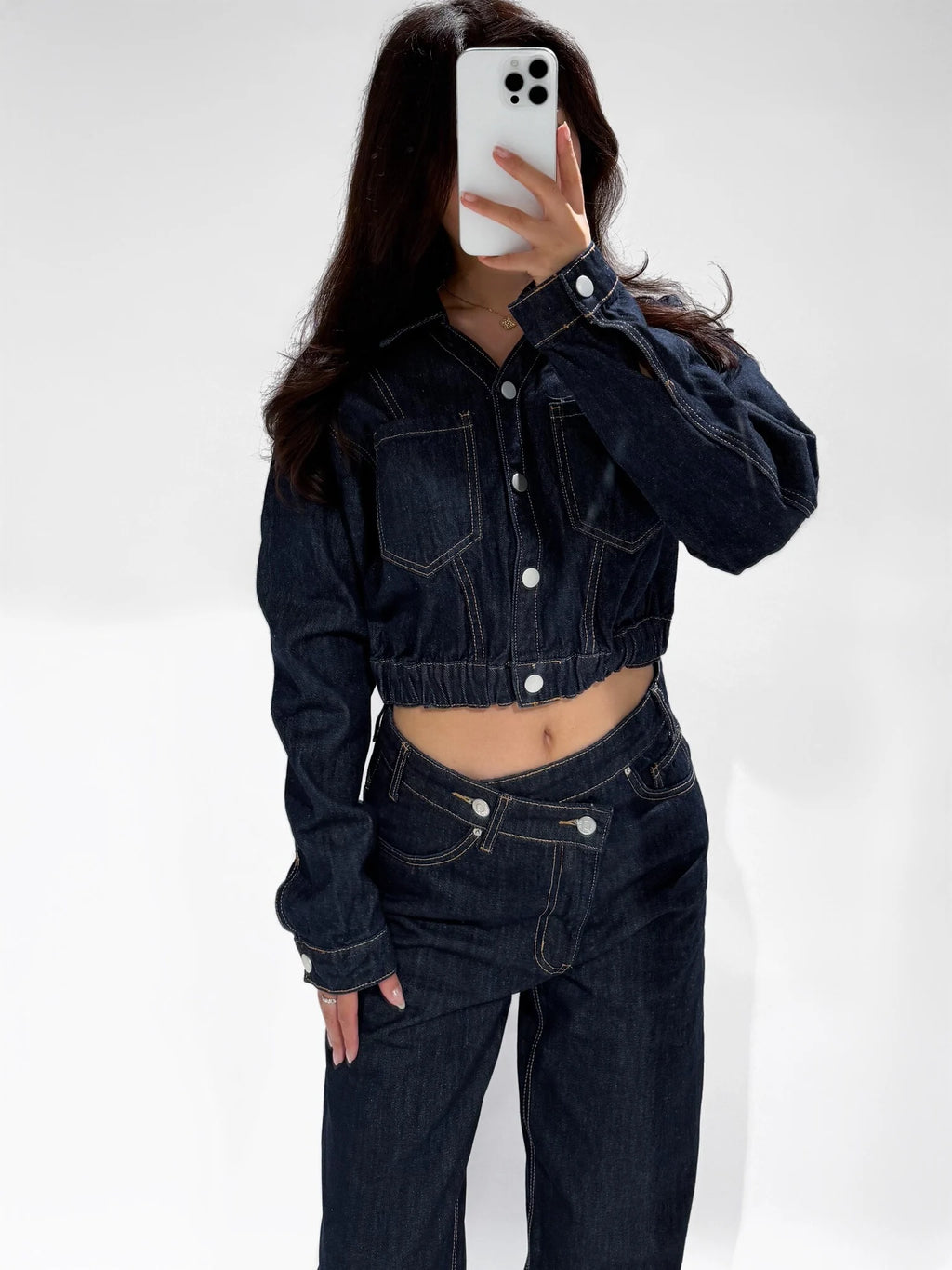 Luna Denim Top